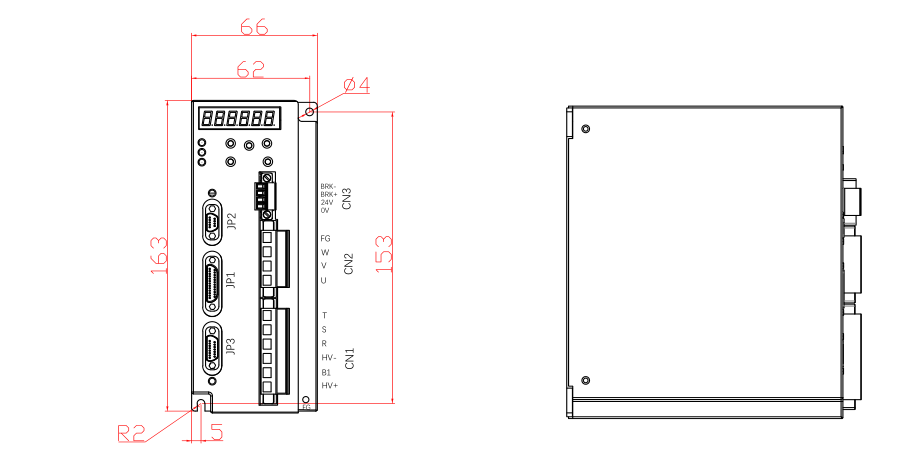 JGASD 1kW AC 普军级伺服驱动器