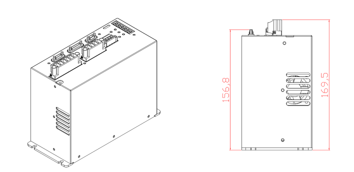 JGASD 2.8kW AC 普军级伺服驱动器