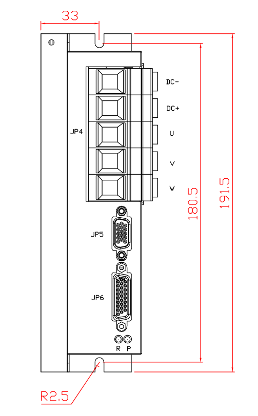 JGDSD 3kW 48V DC 普军级伺服驱动器