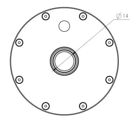 摆线针轮中空关节模组 80