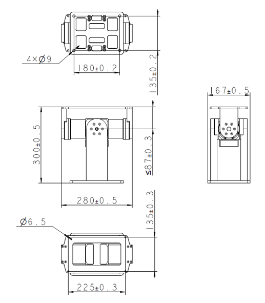 2-Axis Stabilized Platform 7.5KG